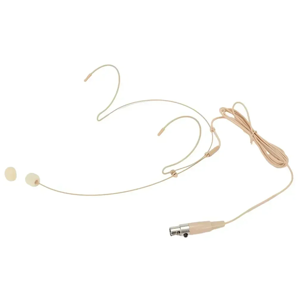 무선 바디팩 3.5mm 4핀용 고품질 이중 귀고리 헤드셋 마이크 헤드마운트 마이크..