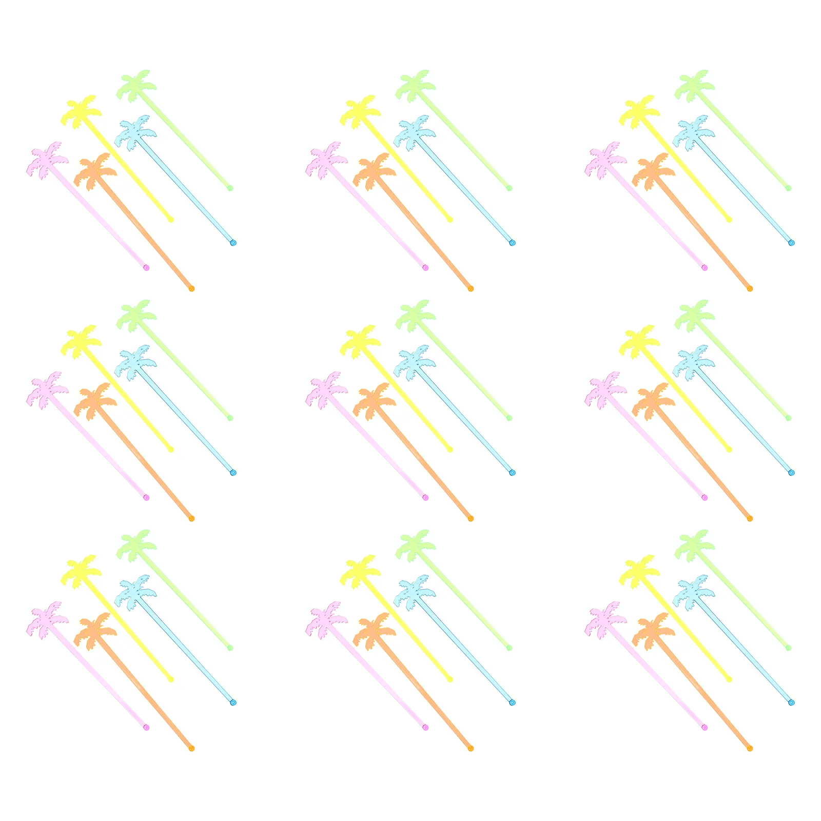 50Pcs Colorful Stirring Sticks Bar Wine Stirrers coffee Mixing Rods Plastic Mixing Sticks Juice Beverages Cocktail Stirring Rods stainless steel stirrer