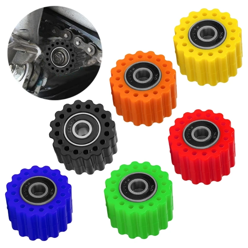 8MM Drive Chain Pulley Roller Slider Tensioner Wheel