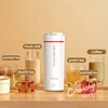 450ml Travel Electric Kettle Multifunctional Heating Cup Stew Cup Health Preserving Pot Thermo Pot Portable Smart Teapot 220V 4