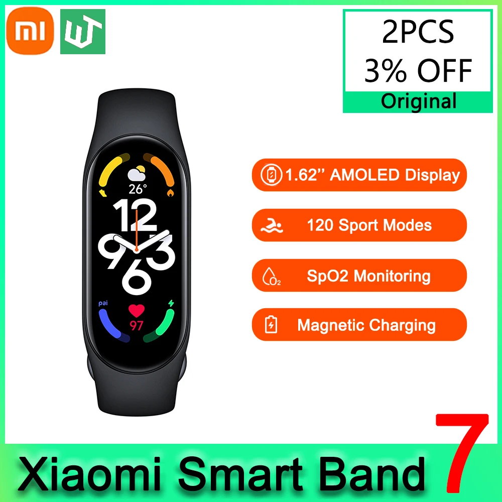 Xiaomi Mi Band 8 Smart Bracelet 7 Color AMOLED Blood Oxygen Smart