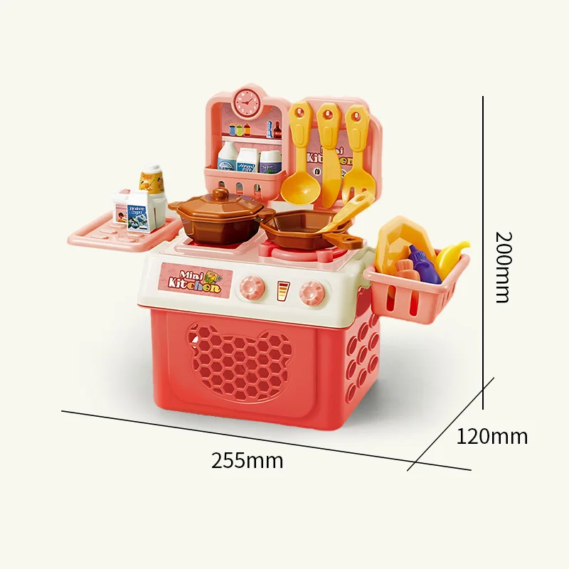 Children's simulation kitchen, real cooking toys, house games, early childhood education toys, gifts for boys and girls