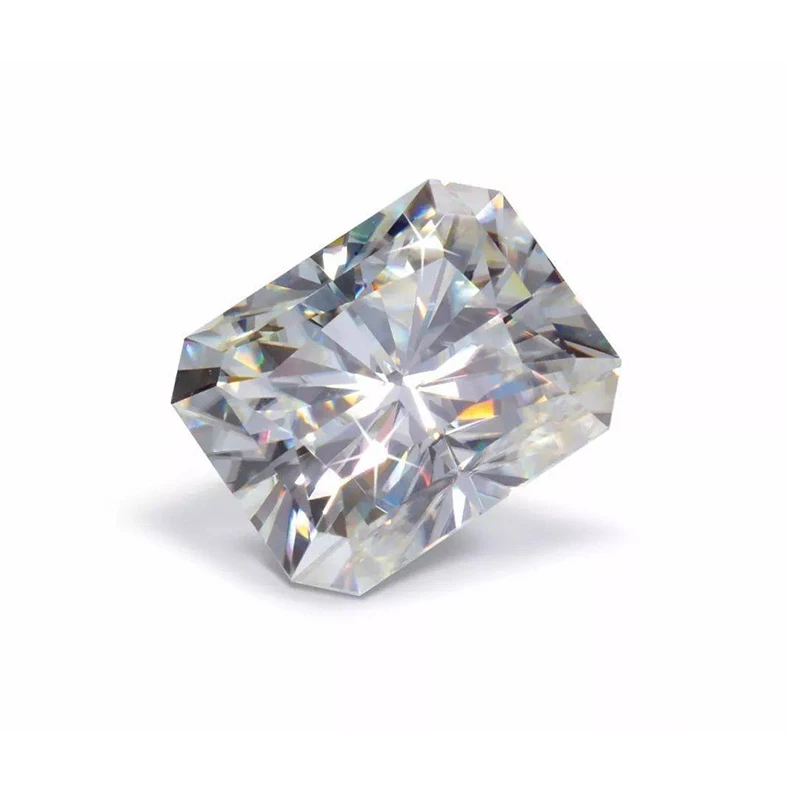 

Special shape Loose moissanite Radiant cut G color VVS1 Excellent loose moissanite Bead for Jewelry Making high quality