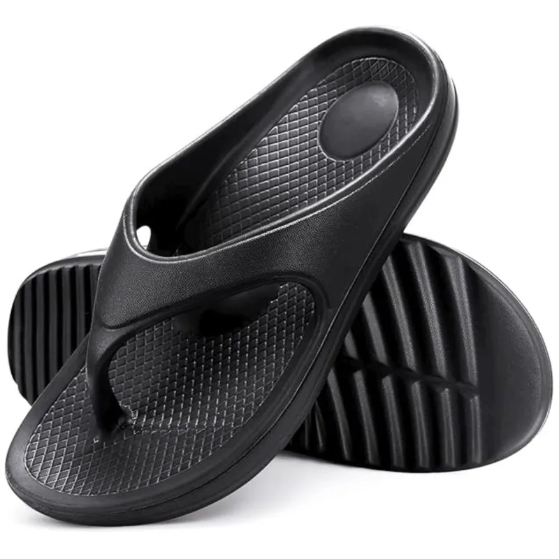 Evshine Orthopedic Flip-Flops with Arch Support for Women - Anti-Slip Beach Sandals with Soft Sole