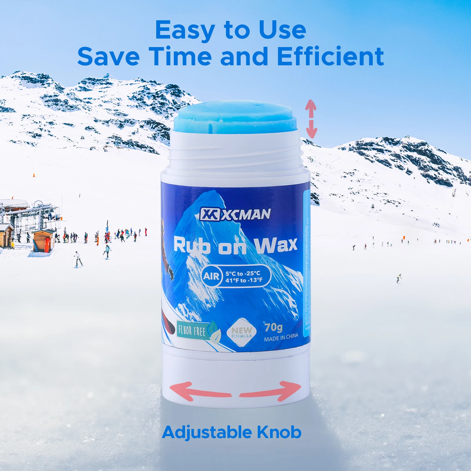 XCMAN Quick Ski & Snowboard Wax 4