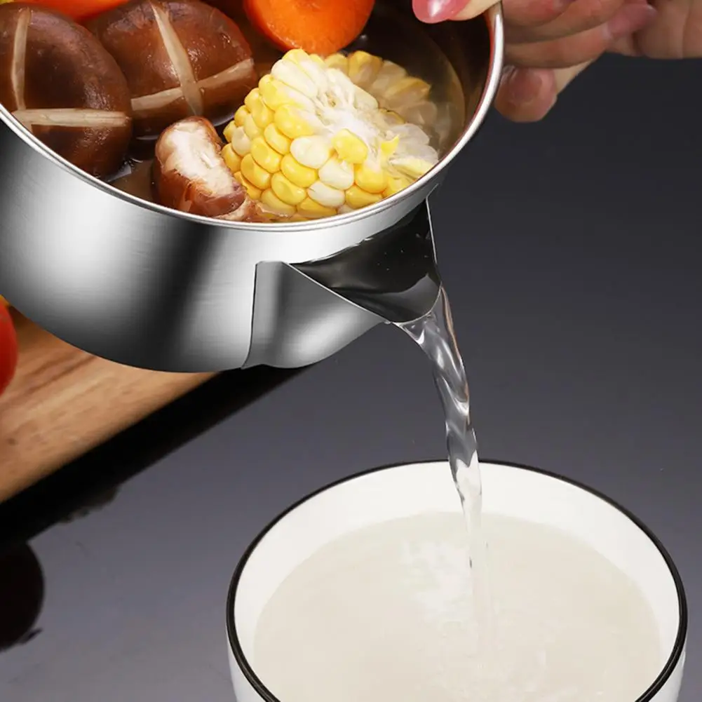 Versatile Oil Filter Kettle Non-slip Handle Convenient to Use Oil Strainer Pot Long Lasting Filter Kettle