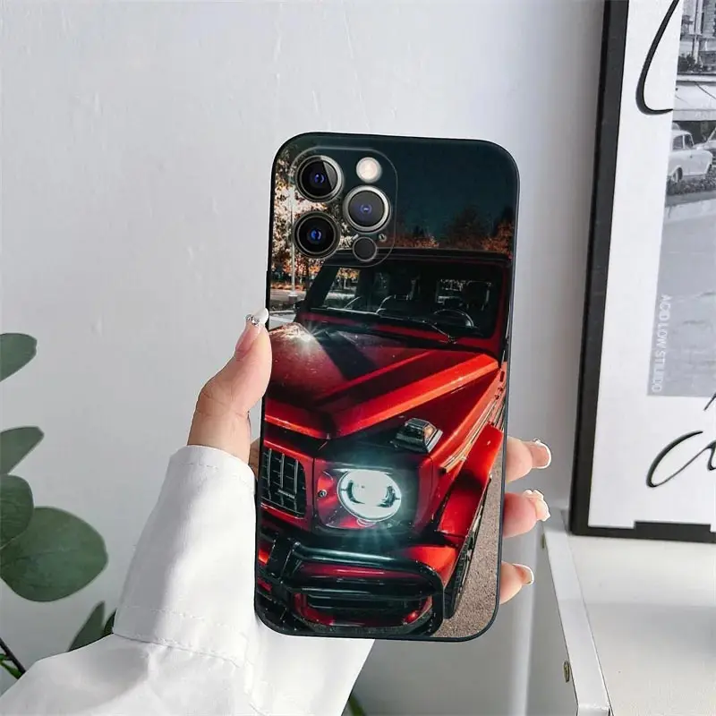 Sleek Men's SUV Sports Car Phone Case - Premium Soft Cover