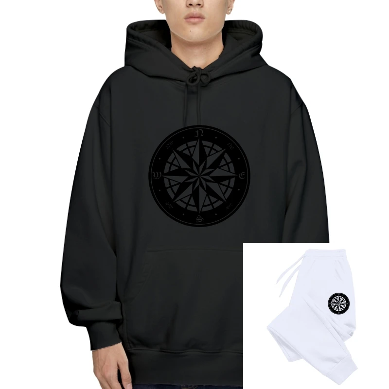 

Men Pullover 100% Cotton PrinPullovers COMPASS DESIGN MENS Pullover WALKING CLIMBER HILL MOUNTAIN RAMBLING ARMY SAILER Hoodiess
