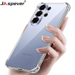 Shockproof Silicone Case with Clear Airbag Design and Soft Shell - Galaxy S26+