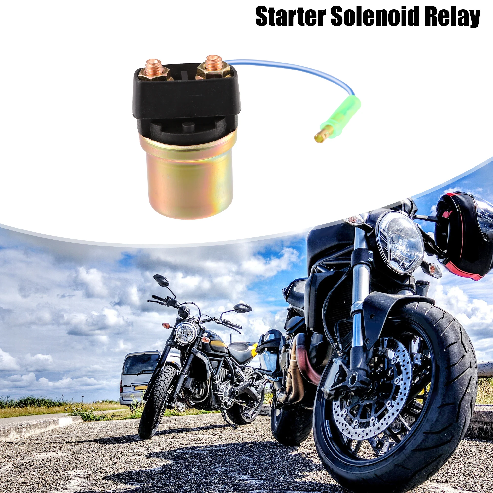 Motoforti Motorcycle Starter Solenoid Relay Replacement Fits for Yamaha
