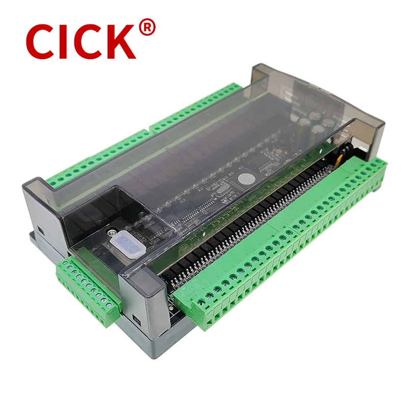 Plc Controlador Lógico Programável Fx3u 48mr 48mt 24 Entrada 24 Saída 24 Saída Rs232 Rs485 38400bps Transistor de Relé
