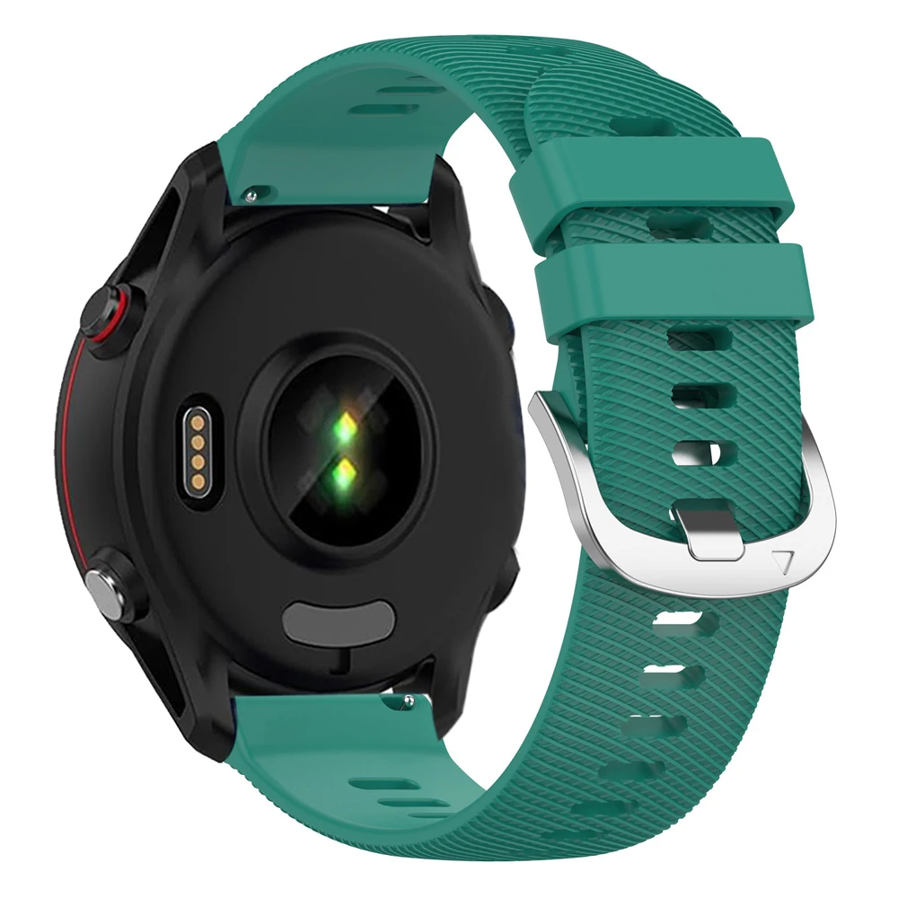 Two-Tone Silicone Strap, 22mm/20mm – Versatile Active Bracelet Watchband