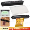 Food Vacuum Sealer Packing Machine 220V/110V Household Automatic Food Sealer Machine with 10pcs Vacuum Bag For Food Preservation 1