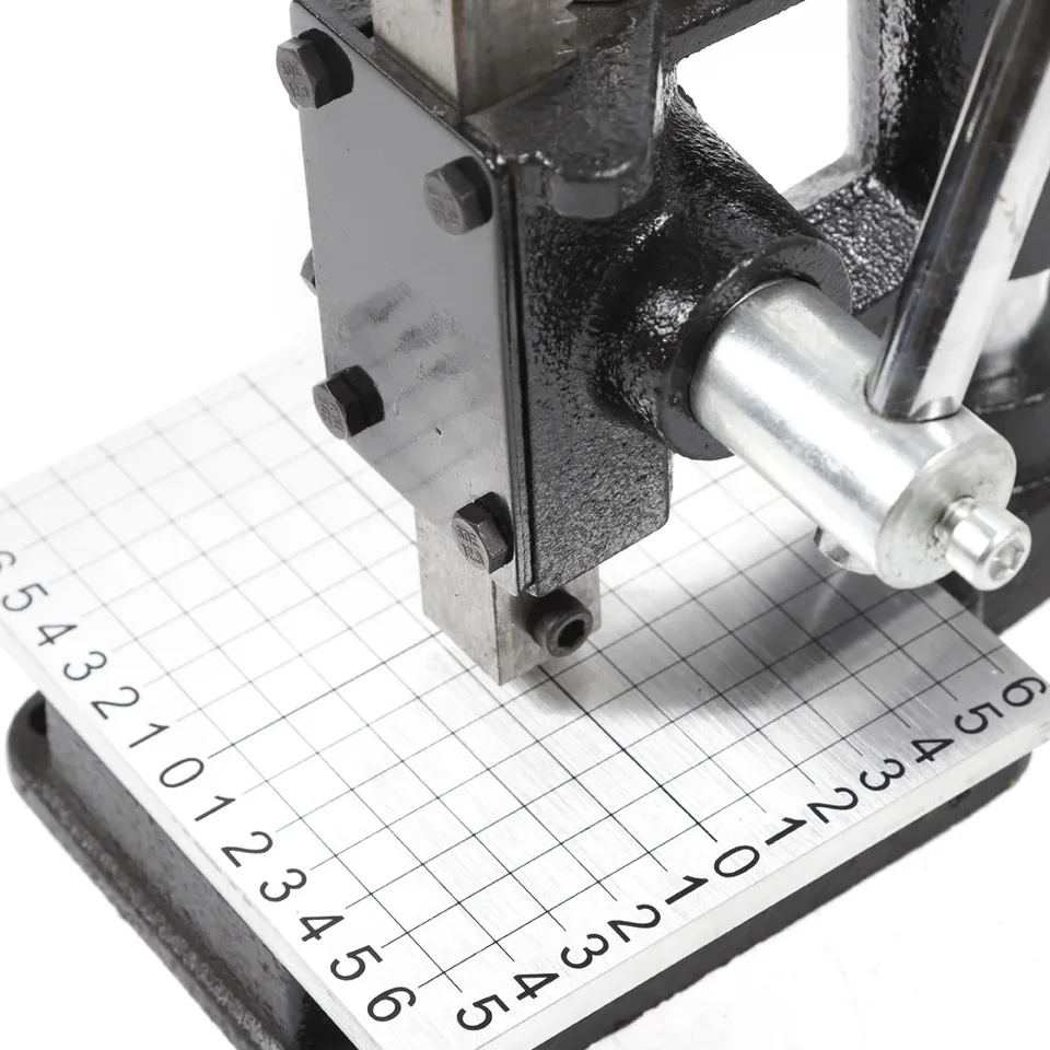 Manual Leather Embossing Machine and Punching Tool