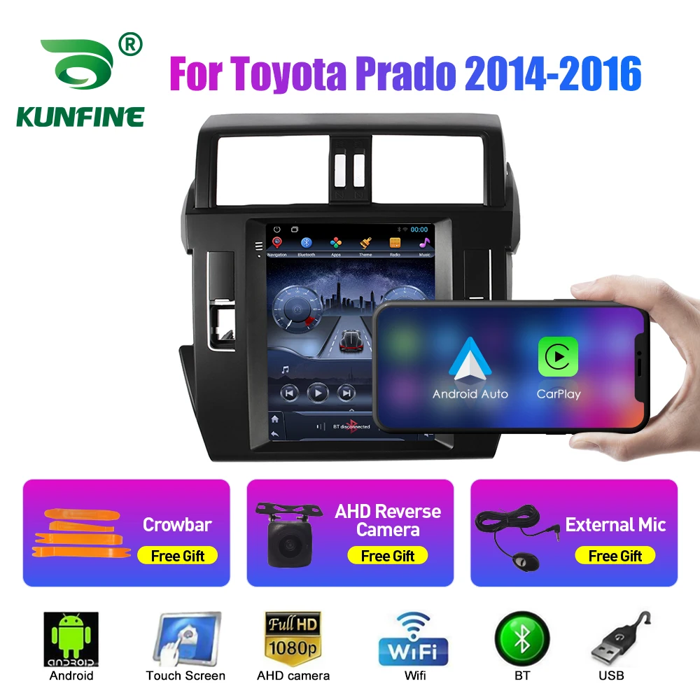 

9.7 Inch Tesla Style 2 Din Android Car Radio For Toyota Prado 2014-2016 Stereo Car Multimedia Video Player DVD GPS Navigation