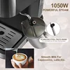 Aeomjk Semi-Automatic Espresso Machine 20 Bar, Professional Coffee Machine Cappuccino Latte Machine with Steam Milk Frother, Espresso Machine with 1.5L Detachable Water Tank 6