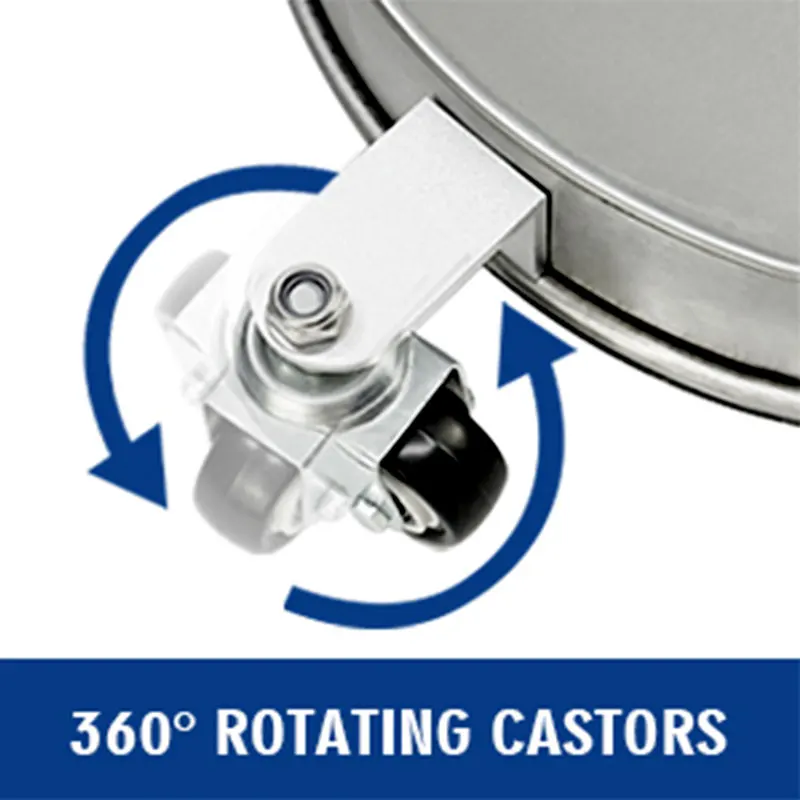 Nettoyeur Haute Pression De 13 Pouces Avec 4 Roues, Boîtier En Acier