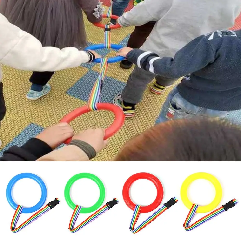 Colorful Walking Rope Portable Extendable Anti-lost Preschool Lines Transition Kid Belt Rings Children Teachers