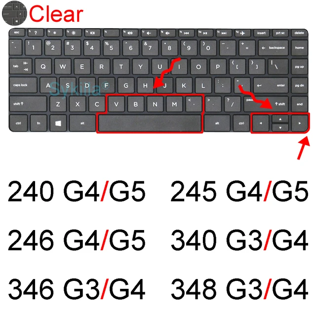 Keyboard Cover For Hp 348 G7 348 G5 348 G4 348 G3 Essential Notebook Pc Silicone Protector Skin Case 14 Inch Tpu Accessories Keyboard Covers Aliexpress