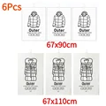 3Pcs L 3Pcs M