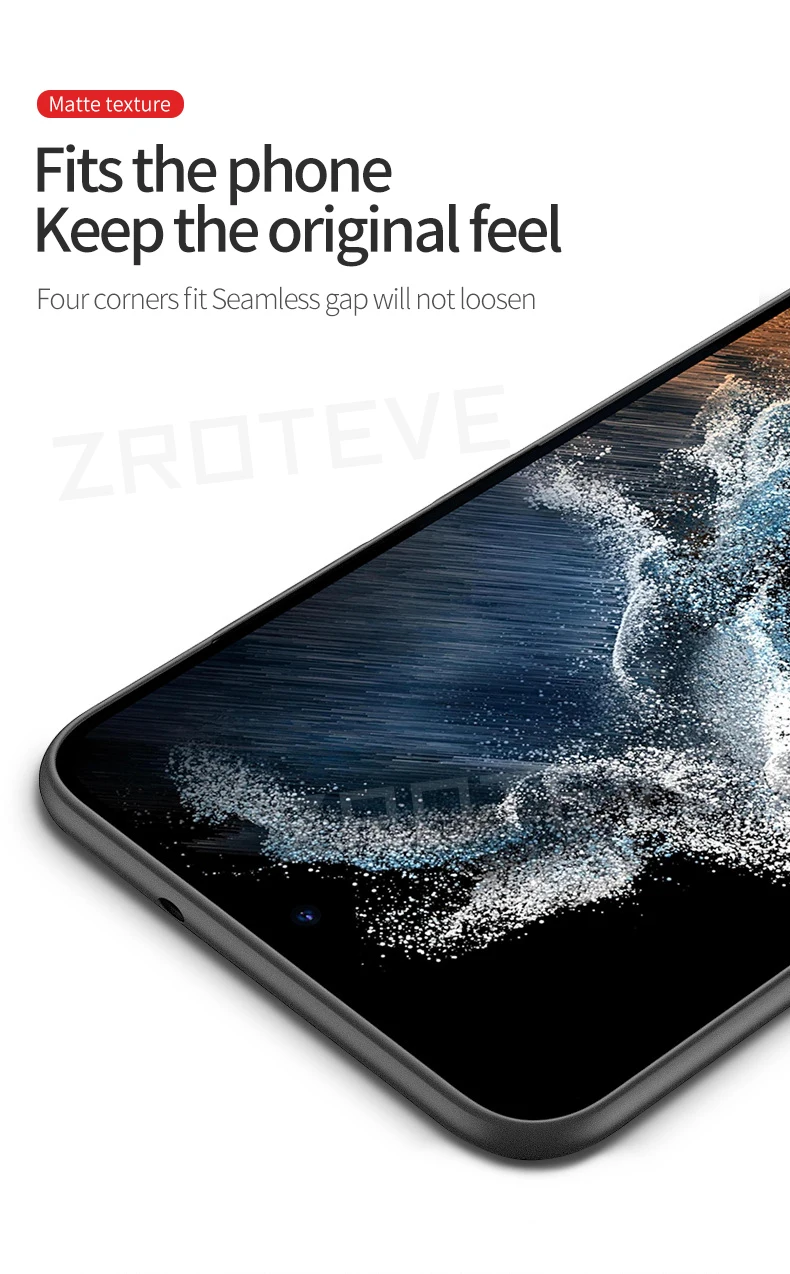ZROTEVE Ultra Slim Hard PC Matte Cover für Samsung Galaxy A54 A55 A56 A57 A53 A52 A52s A72 A73 A34 A35 A36 A37 5G Handyhülle – Detail 12