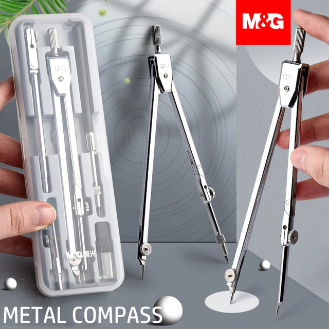 M&G Stainless Compass Multifunctional Metal Drafting Drawing Math