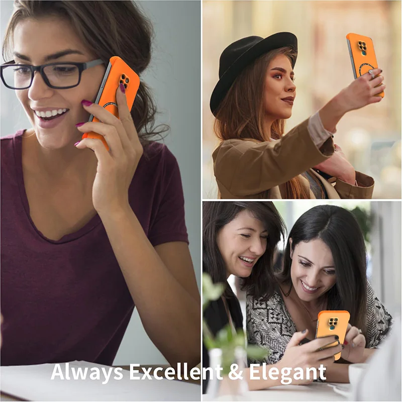 Magnetic Slim Frameless Matte Anti-Scratch Shockproof Phone Case