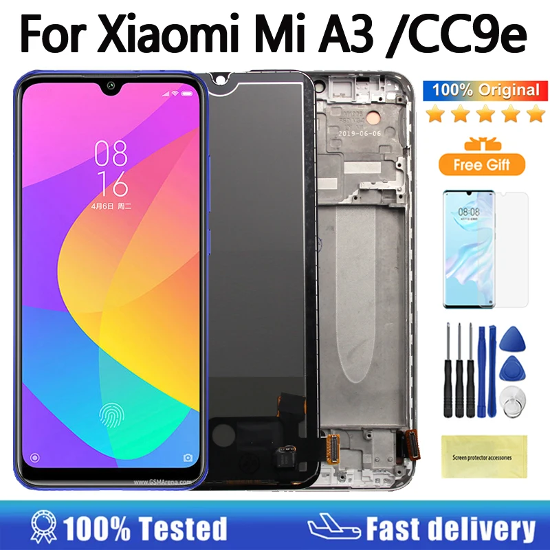 AMOLED For Xiaomi Mi A3 CC9E LCD Touch Screen Replacement With Frame redmi-a3-xiaomi-global