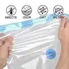 Vacuum Compress Storage Bag For Clothes 40x60cm 60x80cm Transparent Folding Home Travel Space Saver Reusable Sealed Vacuum Bags 2