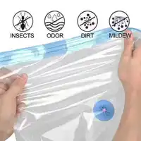 Vacuum Compress Storage Bag For Clothes 40x60cm 60x80cm Transparent Folding Home Travel Space Saver Reusable Sealed Vacuum Bags 2