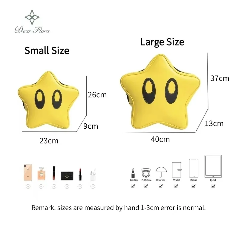 Y2K Korean Japanese Casual Kawaii Cartoon Book Bag Girls Cute Star Backpacks Fashion Student Bag Schoolbag Kids Travel Backpacks 5