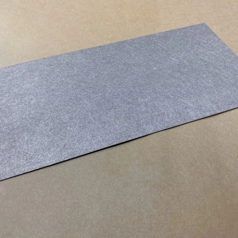 100x100mmx1.0mm Thick High Purity Titanium Fiber Paper Gas Diffusion Layer Fiber Sintered Ti Felt for Fuel Cell Research