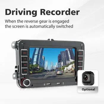 7 Inch Car Stereo Radio Carplay Car Stereo GPS NAVI WIFI Android 13 GPS BT 5.0 Double 2 Din Player 2G+32G For Volkswagen Special 5