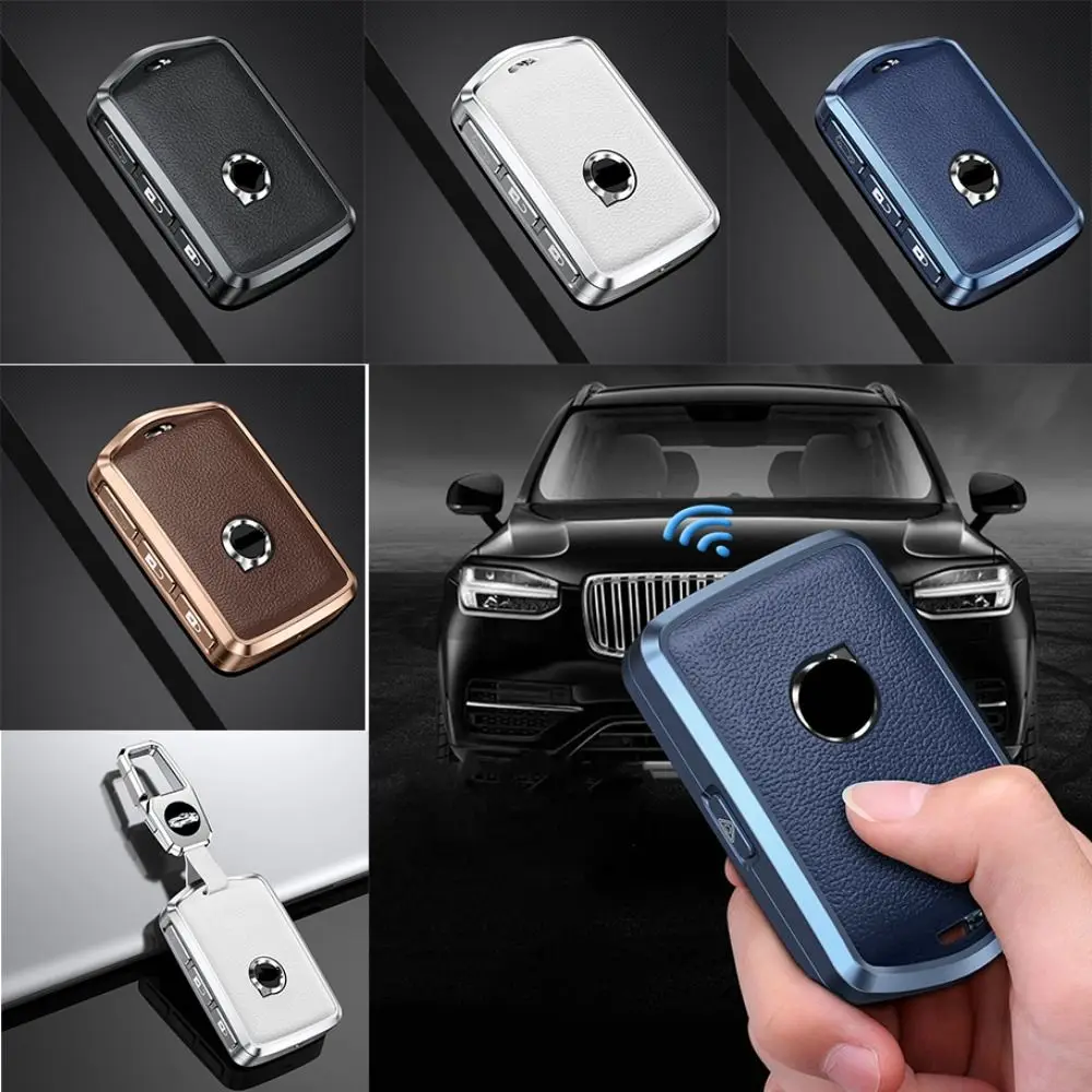 Portachiavi Per Auto In Pelle Metallica Portachiavi Portachiavi Portachiavi Per Volvo S60 S90 Xc40 Xc60 Xc90/Polestar 1/Polestar 2