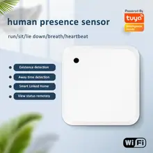 Tuya – détecteur intelligent de présence humaine en temps réel, wi-fi, Radar, détecteur de mouvement à micro-ondes, sans fil, pour maison connectée