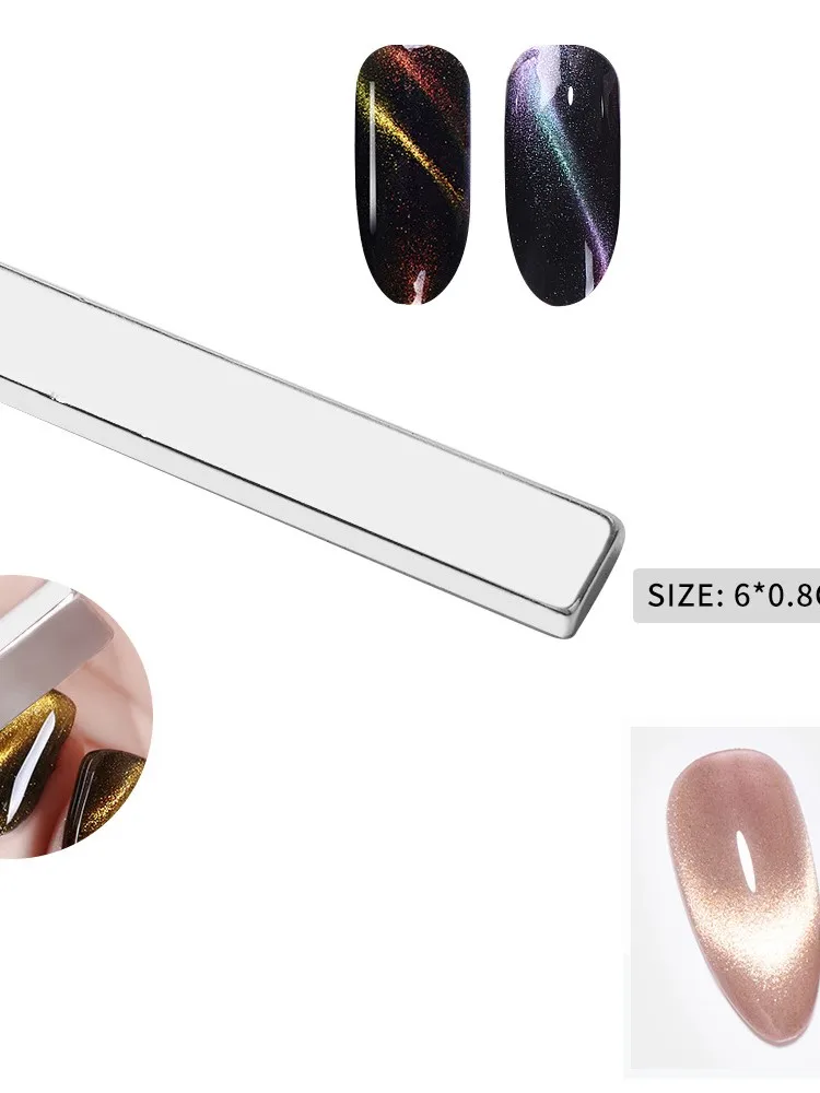 1Pcs New StrongCat Eye Magnet Stick Nail UV Gel Polish Varnish Nails Art Decoration French Multi-Function CatEye Painting Magnet