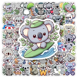 Whimsical Koala Stickers - Waterproof Decorative Set for Scrapbooks, Laptops, and More (25pcs - RANDOM)