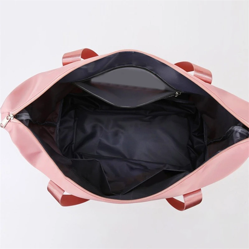 Travel Bags Women Shoulder Bag Double Zipper Expansion Large