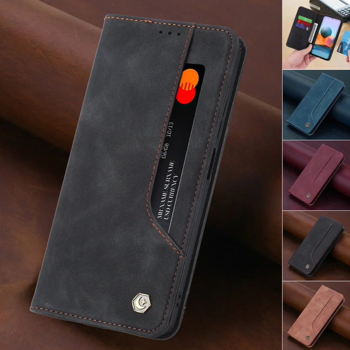 Compatible with Xiaomi 12S Ultra 5G Case,PU Leather Kickstand Card  Holders,Compatible with Xiaomi 12S Ultra 5G Flip Magnetic Closure  Protection Phone