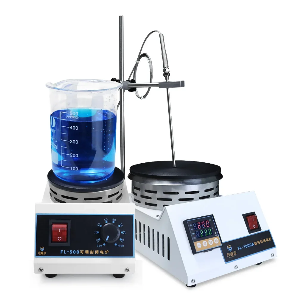 실험실 폐쇄 전기로, 조절식 가열 디지털 디스플레이 용광로, 500W, 1000W, 1800W, 220V