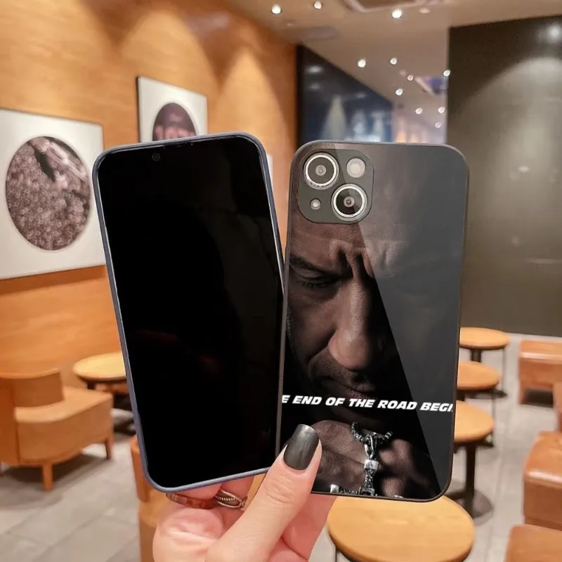 

Крутой чехол для телефона с фильмом F-поста-X для IPhone 14 13 12 11 Pro Max X XR XS 8 7 Plus, цветной чехол для телефона из жидкого стекла