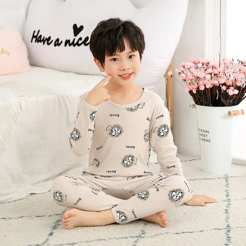 24 6 8 10 12 14 Years Teenager Girls Pajamas Sets Princess Children's Sleepwear Kids Clothing Sets Animal Pijamas Homewear pajama sets baby boy Sleepwear & Robes