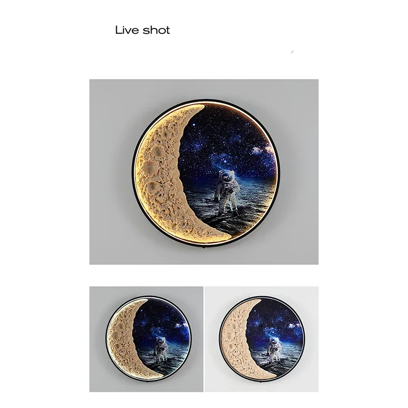 Solar Circular Wall Light