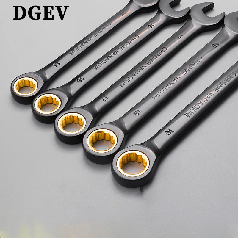 Dgev chave torx universal, torque ajustável, 8-19mm, chave de catraca para bicicleta, motocicleta, ferramentas de reparo de carro, ferramenta mecânica