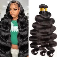 12A 100% Human Hair Bundles Body Wave Bundles Human Hair 50 Inch Body Wave Hair Weave 1pc/100g Natural Raw Human Hair Extensions 1