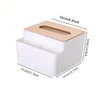 1 Multi-Functional Tissue Storage Box Remote Control Stand Bedside Tissue Holder 6