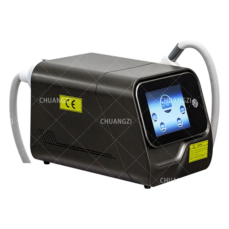 Portable Picolaser Tattoo Removal Machine Q Switch Picolar Color Tattoo Removal Device Suitable for Salons