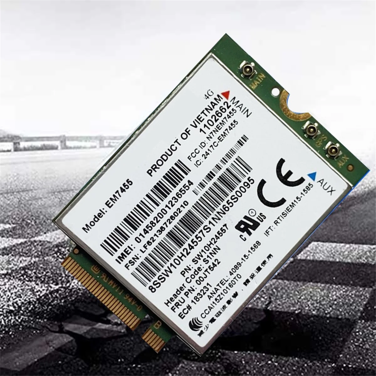 씽크패드 T460 T460P L560 유가 260 P50 P70 X260 용 LTE 4G 카드, Gobi6000 FRU 00JT542 01AX756, Em7455