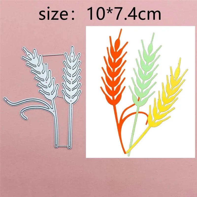 

Ear Of Wheat Metal Cut Dies Stencils for Scrapbooking Stamp/photo album Decorative Embossing DIY Paper Cards