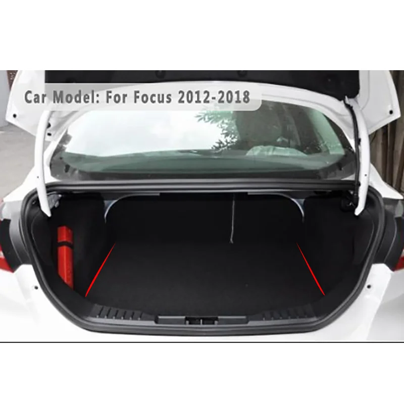 Tappeto Bagagliaio In TPE Per Ford Focus 2 Hatchback MK2/MK2.5 (2005-2011) - Impermeabile, Antiscivolo, Bordi Rialzati - Nero - 3